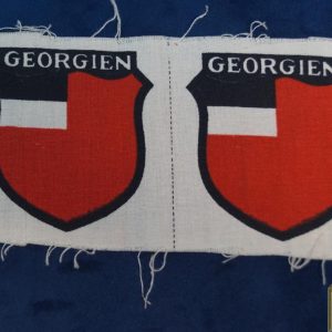 WW2 German Georgian Volunteer Sleeve Shield