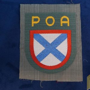 German WWII Russian POA Volunteer Sleeve Shield
