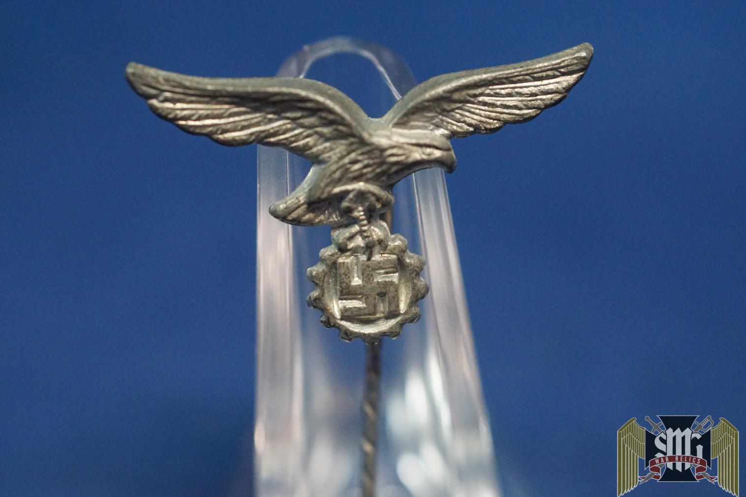 Luftwaffe Civilian Flak Helper Stick pin