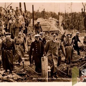 Adolf Hitler on Westerplatte Poland 1939 postcard