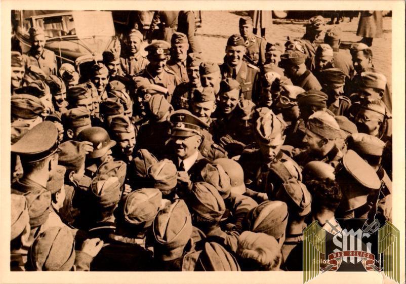 3rd Reich Germany Hitler Poland Invasion Post card
