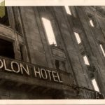Bombed out Adlon Hotel photo "Russian sector" on the back.