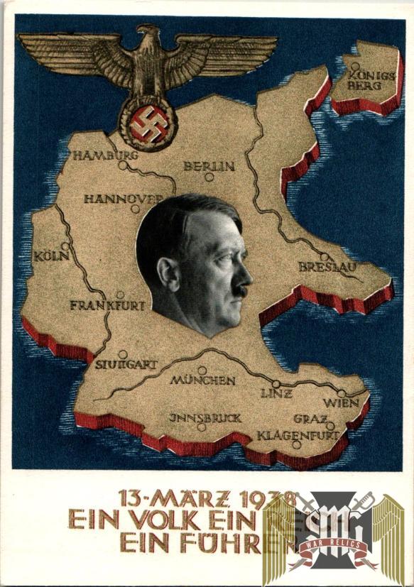 Hitler Ein Volk Ein Reich Ein Fuhrer Post Card