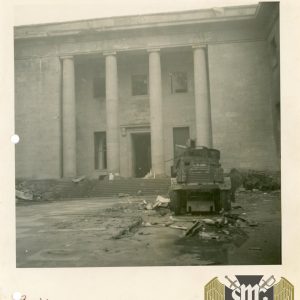 Two Reichs Chancellery 7x7" photos