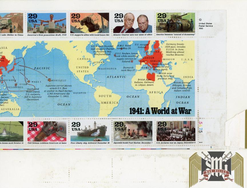 WW2 anniversary stamp set
