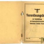 Verordnungsblatt (Reichsleadership Gazette) Issue 232 May 1942