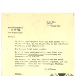 Office of the NSDAP Office of Appeals letter regarding an appeal request