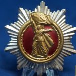 North Korea Victory for the Father Land Badge