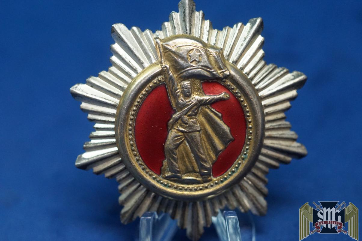 North Korea Victory for the Father Land Badge