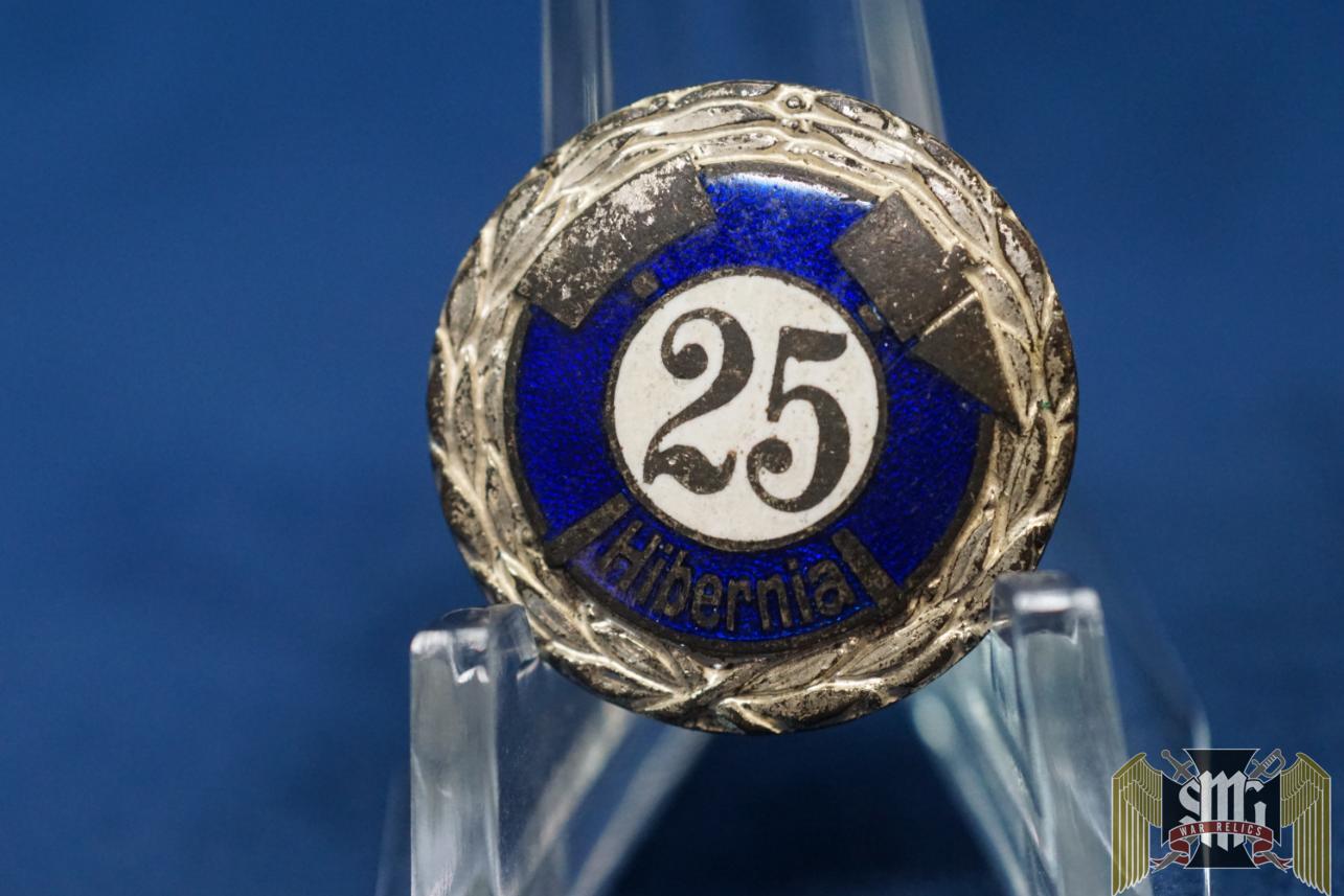 Hibernia 25 year badge (Miners?)