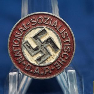 Late Period NSADAP Party Badge By M1/17 Assmann & Söhne