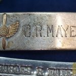 Sterling ID Bracelet and dog tag for Airman Charles R. Mayes