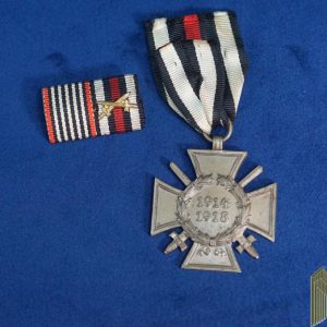 Hindenburg Medal with ribbon bar
