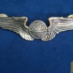 WW2 Navigator wings Clutch back