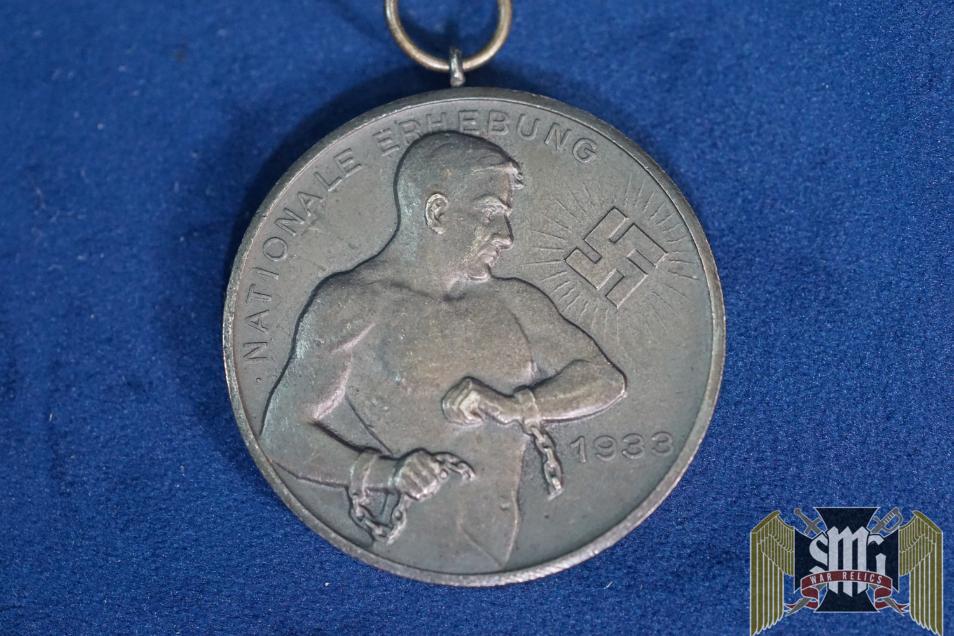 Nationale Erhebung 1933 Hitler medal