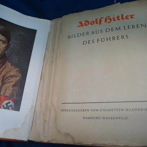 Adolf Hitler Cigarette book Damaged