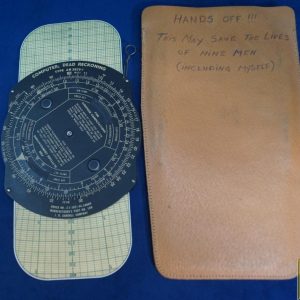 Dead reckoning Navigator computer from Charles R. Mayes B-24 Navigator