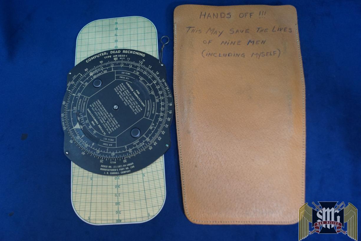 Dead reckoning Navigator computer from Charles R. Mayes B-24 Navigator