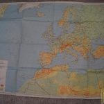 Map of Europe & N. Africa From Charles R. Mayes B-24 Navigator