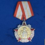 N. Korea Miner Medal