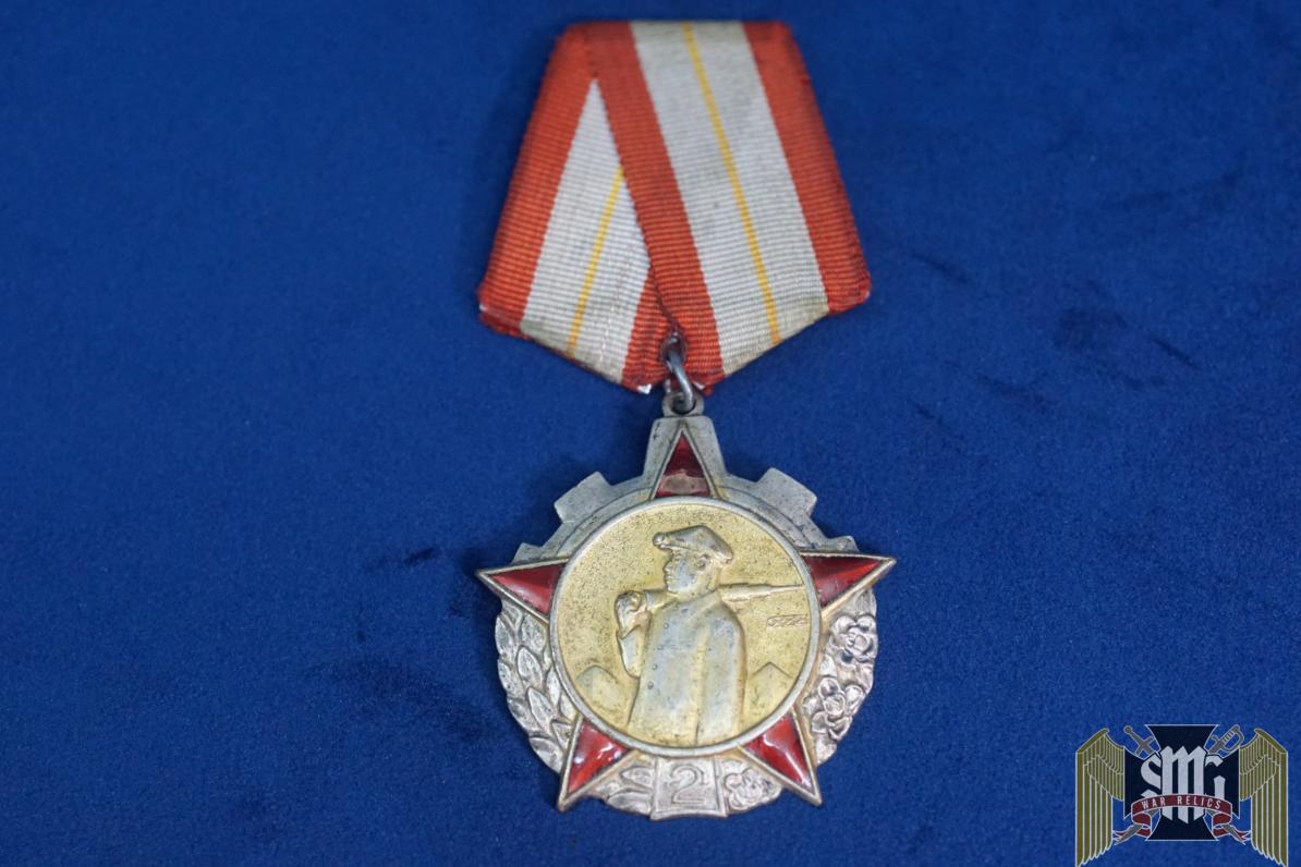 N. Korea Miner Medal