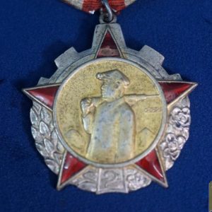 N. Korea Miner Medal