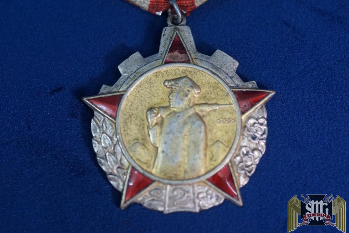 N. Korea Miner Medal