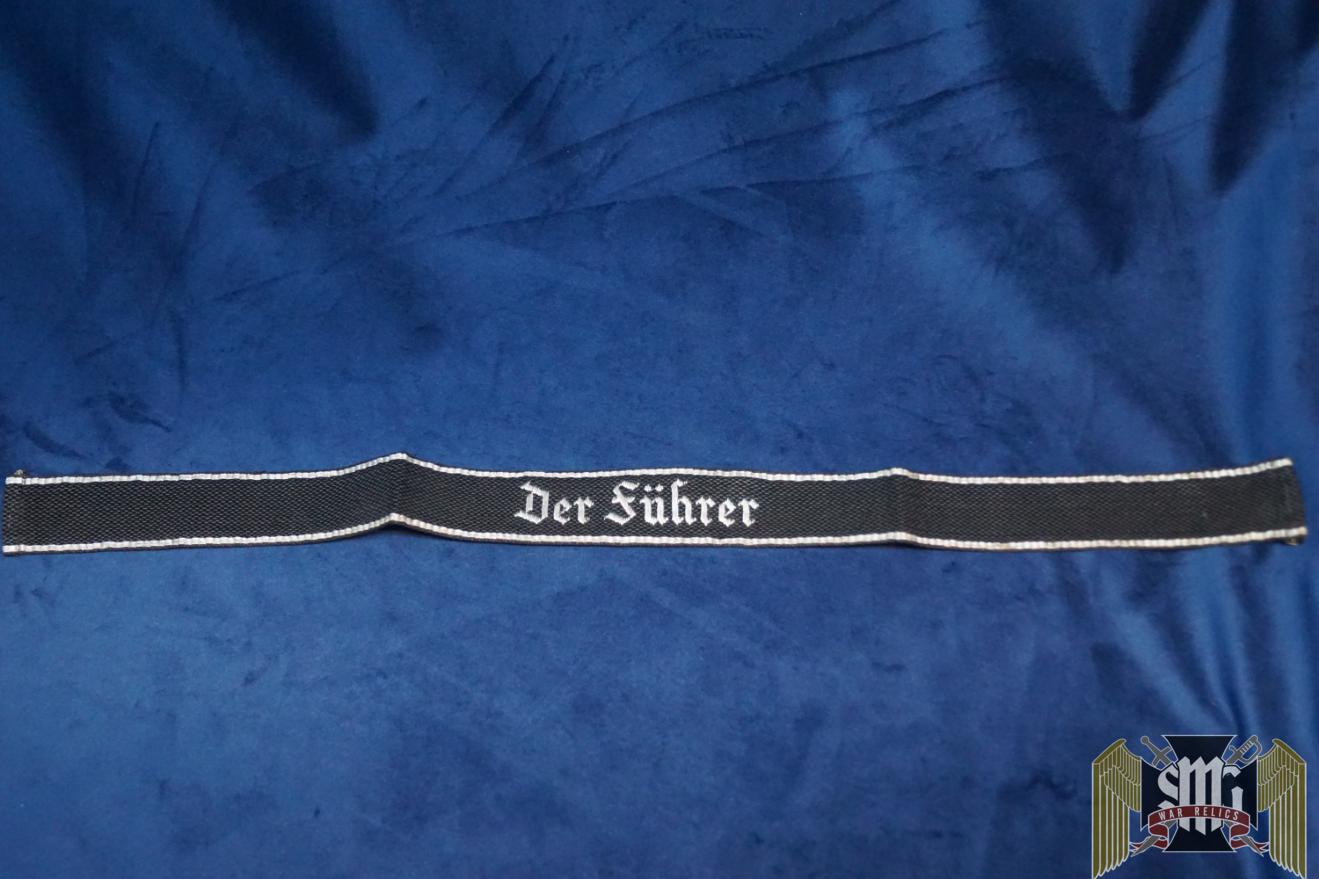 Waffen-SS regiment ‘Der Führer’ officer BeVo flatwire cufftitle