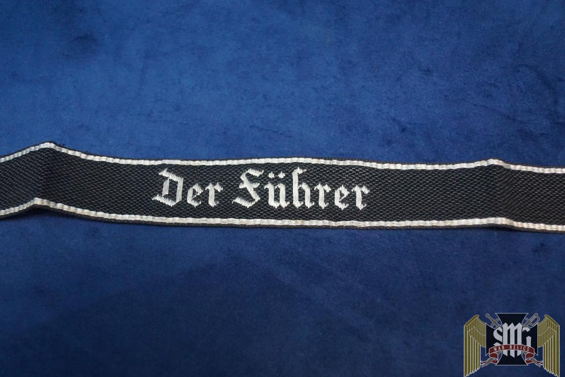 Waffen-SS regiment ‘Der Führer’ officer BeVo flatwire cufftitle