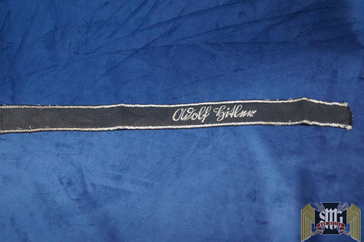 Leibstandarte SS Adolf Hitler ‘BeVo’ flatwire officer cufftitle