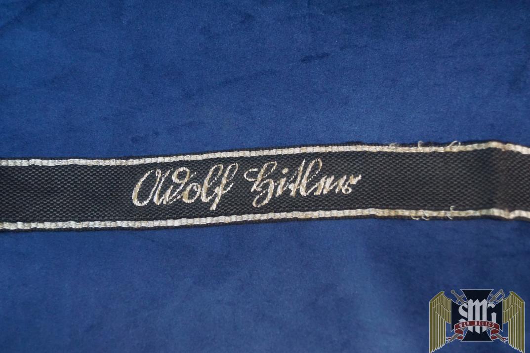 Leibstandarte SS Adolf Hitler ‘BeVo’ flatwire officer cufftitle