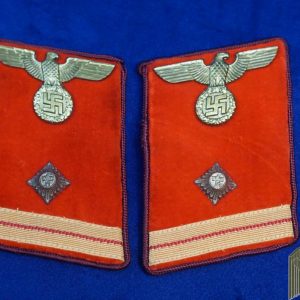 OberArbeitsLeiter Gau Level NSDAP Collar Tabs