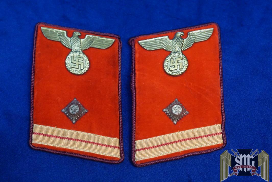 OberArbeitsLeiter Gau Level NSDAP Collar Tabs