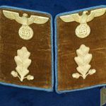 AbscnhittsLeiter NSDAP Collar tabs Orts Level RZM tagged