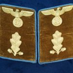 AbscnhittsLeiter NSDAP Collar tabs Orts Level RZM tagged