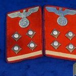 OberGemeinschaftsLeiter Gau Level NSDAP Collar Tabs RZM tagged