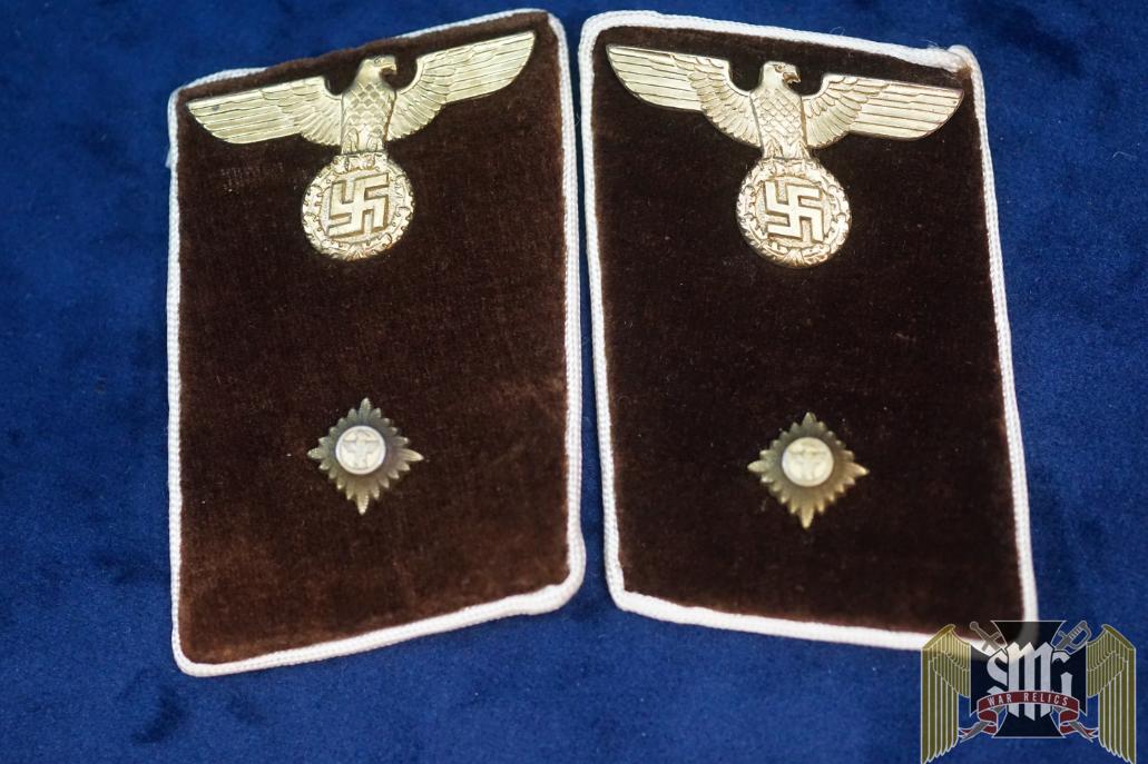 ArbeitsLeiter NSDAP Kreis collar tabs RZM tagged