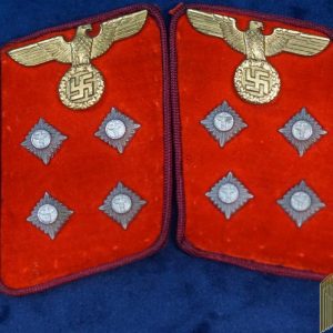 GemeinschaftsLeiter Gau Level NSDAP Collar Tabs