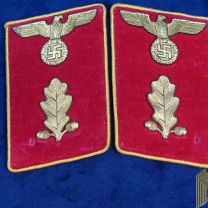 AbscnhittsLeiter Reichs Level NSDAP Collar Tabs RZM tagged
