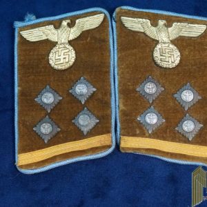 OberGemeinschaftsLeiter NSDAP Collar tabs RZM tagged