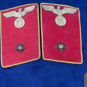 ArbeitsLeiter Reichs Level NSDAP Collar Tabs Missmatched