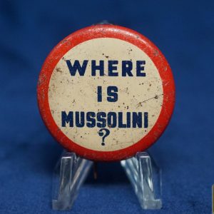 Where is Mussolini pin