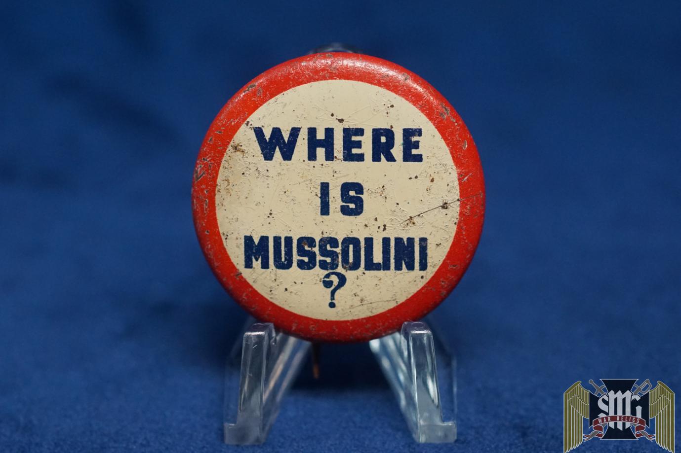 Where is Mussolini pin