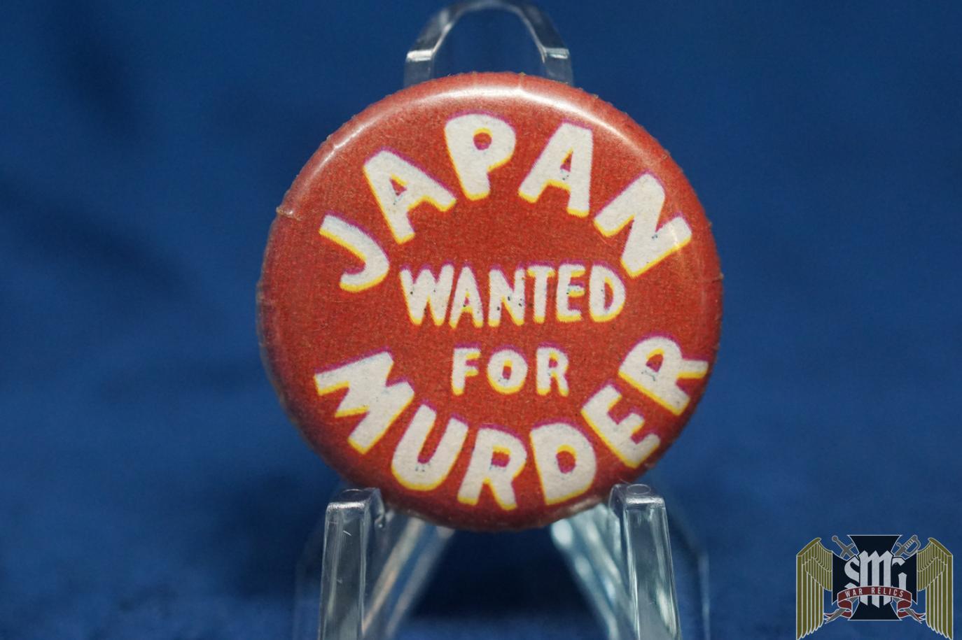 Japan Wanted for Murder Pin