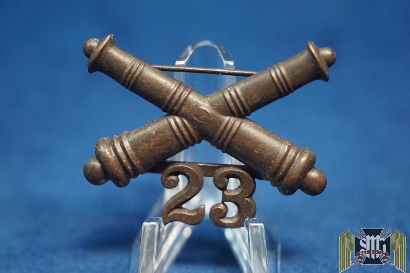 US 23rd Artillery Collar device 1902 era