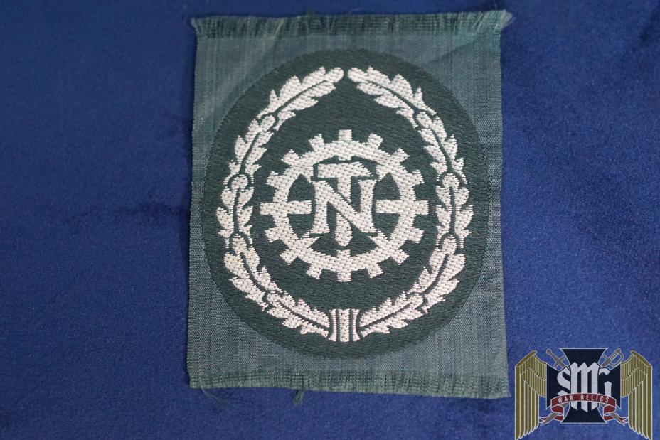 Wehrmacht Heer Sleeve Insignia for Former Members of the Technische Nothilfe (TeNo)