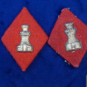 Spanish Engineer Collar tab Pair Mismatched