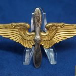 WW2 US Pilot Cadet Cap Badge