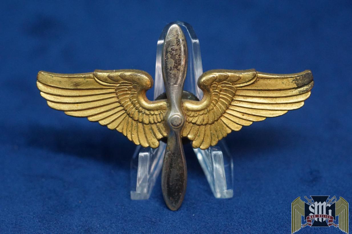 WW2 US Pilot Cadet Cap Badge