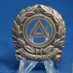WW2 Flemish VNV Honor badge in silver